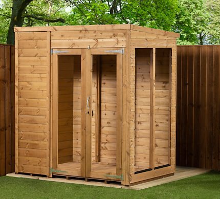 18 x 6 Power Apex Summerhouse With 4ft Side Store