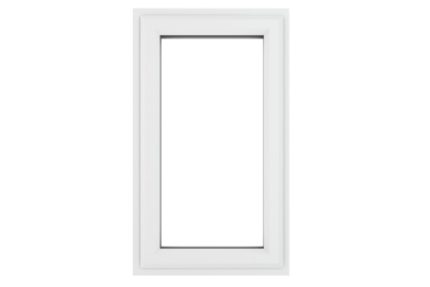 Crystal White Upvc Casement Clear Window 1P Left Hand Opening 610 mm x 965 mm
