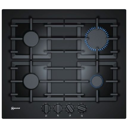 NEFF N70 Four Burners Gas Hob On Tempered Glass Black 60cm - T26CS49S0