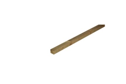 22mm x 50mm x 1.83m Green Treated Rail