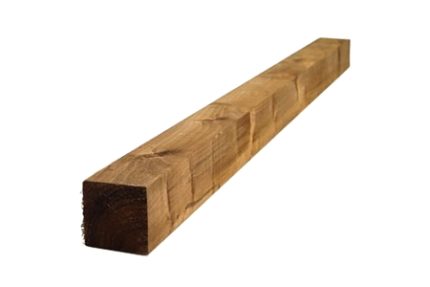 Bsw Sawn Brown Treated Unseasoned UC3 100 x 100mm x 1.8m