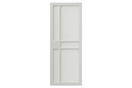 JB Kind City Interior Door Art Deco Style Panels Black Painted Finish 1981 x 610 x 35mm