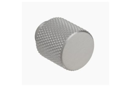 Knurled Knob Handle Oulent Polished Stainless Steel Finish - K1111.20.SS