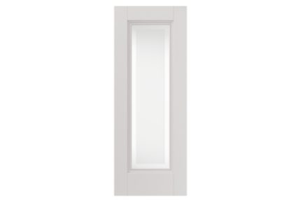 Jb Kind Belton 1 Light Etched Glazed White Primed Door 1981 x 762 x 35mm