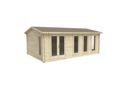 Forest Garden 6 x 4m Blakedown Log Cabin Underlay and Felt 34