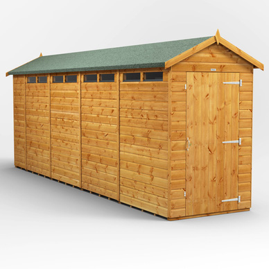 18 x 4 Power Apex Security Shed
