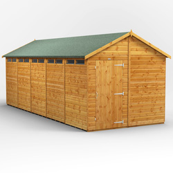 20 x 8 Power Apex Security Shed