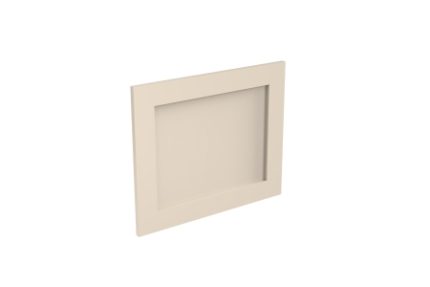 Integrated Extractor Door for Shaker Ultra Matt Cashmere 490mm x 596mm - FKKH0643