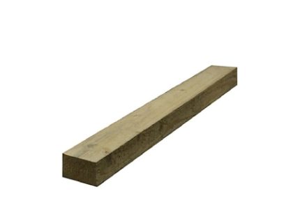 47mm x 100mm x 2.4m Green Treated UC3 Regularised C16