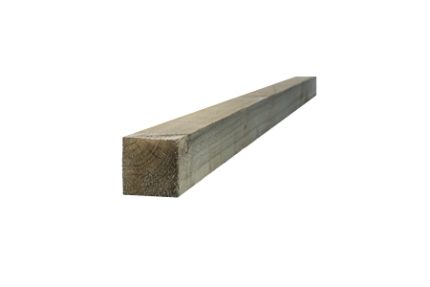 Bsw Green Treated UC4 Incised Fence Post 75 x 75mm x 3.0m