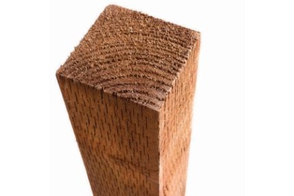 Bsw Brown Treated UC4 Incised Fence Posts 100 x 100mm x 1.8m