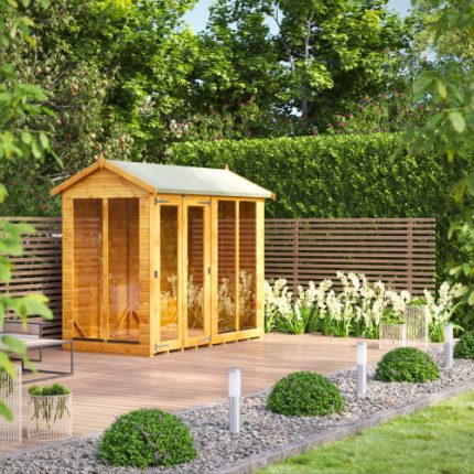 8 x 4 Power Apex Summerhouse