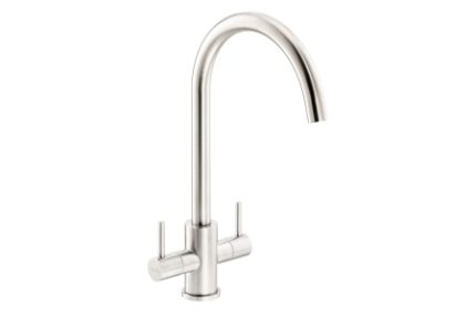 Abode AT2177 Focal Monobloc Kitchen Mixer Tap Stainless Steel