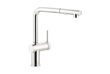 Abode AT2156 Fraction Pull Out Kitchen Mixer Tap Chrome