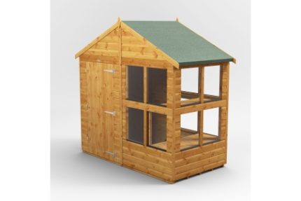 4 x 8 Power Apex Potting Shed