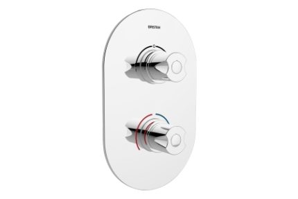 Bristan AR3 SHCDIV C Artisan Recessed Thermostatic Dual Control Shower Valve with Integral Two Outlet Diverter Chrome
