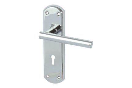 Varthern Lever Handle with Backplates for Lock Chrome 901.78.322