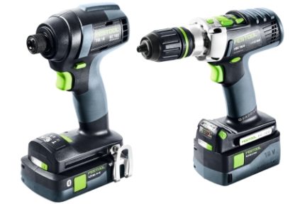 Festool 576489 TID18 5.2/4.0 I-SET PDC18 Cordless Impact Drill