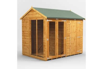 20 x 4 Power Apex Summerhouse With 4ft Side Store
