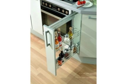 150 Pullout Base with Solid Base (Powder Coated)