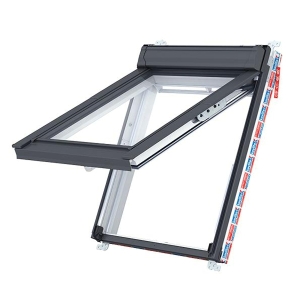 Keylite Hi-therm Fire Escape Roof Window PVC Finish 780mm x 1400mm PFE06HT
