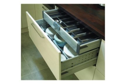 Blum Concealed Drawer Unit Grey 900