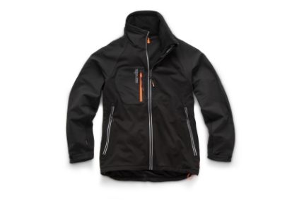 Scruffs Trade Flex Softshell Jacket Black Extra Large