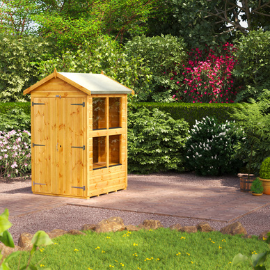 4 x 4 Power Apex Potting Shed