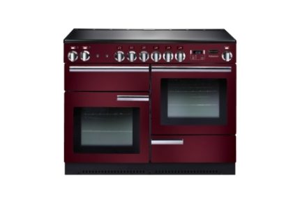 Rangemaster Professional Plus Induction Range Cooker 110cm Cream with Chrome Trim - PROP110EICR/C