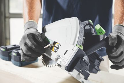 Festool 575688 TSC55 REBI-PLUS-SCA LITHIUM-ION Cordless Plunge Saw