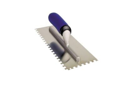 Vitrex Stainless Steel Trowel Square Notch Trowel 8mm