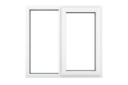Crystal White Upvc Casement Clear Window 2P Right Hand Opening 1190 mm x 1040 mm