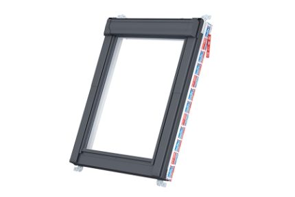 Keylite Hi-therm Centre Pivot Roof Window PVC Finish 660mm x 1180mm PCP03HT