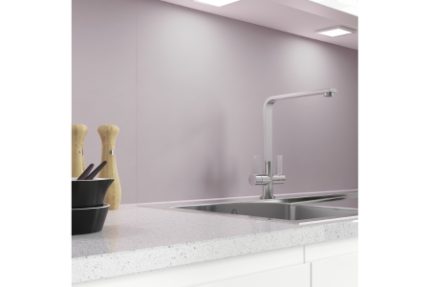 Alusplash Splashback 3050 x 610mm Frosted Flora
