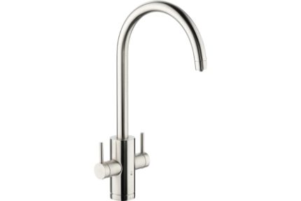 Abode Profile Monobloc 4 in 1 Instant Hot water & Filter Kitchen Mixer Tap Brushed Nickel PT1002