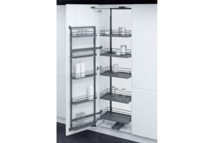 600 mm Larder Pull & Swing Mechanism with Graphite Baskets - Vauth Sagel