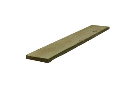 22mm x 200mm x 3m Green Treated Unseasoned Board