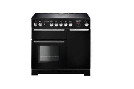 Rangemaster Infusion Induction Range Cooker 90cm Black - INF90EIBL
