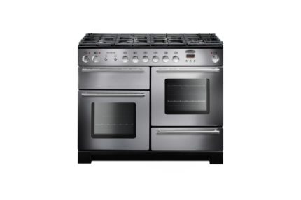 Rangemaster Infusion Dual Fuel Range Cooker 110cm Black - INF110DFFBL