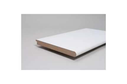W Howard WBMR25168P3660 9 x 9 Tongue Moisture Resistant MDF Window Board White Primed 25 x 168 x 3660mm