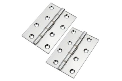 Eclipse 14863 Phosphorus Hinge Polished Chrome 102 x 67 x 3mm 2 Pack