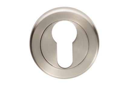 4FireDoors Euro Profile Escutcheon Satin Nickel 51mm 2 Pack