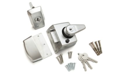 ERA 1930-35-1 British Standard High Security Nightlatch Satin Chrome 60mm