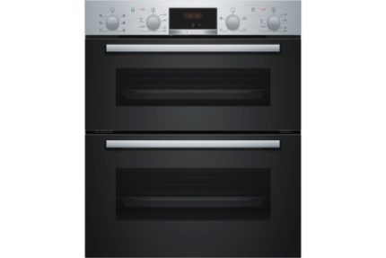 Bosch Serie 2 Integrated Built Under Double Oven Stainless Steel - NBS113BR0B