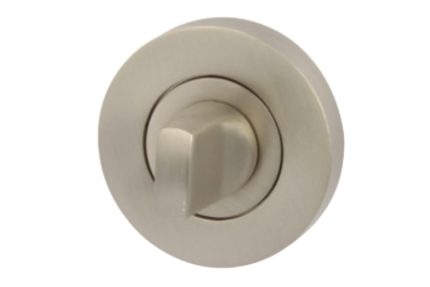 Hafele Olton Escutcheon Euro Lock Satin Nickel