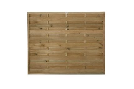 Pressure Treated Europa Plain Fence Panel 1.8m x 1.5m - Pack of 3