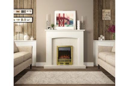 Be Modern Bayden Classic Electric Fire - Manual - Brass 19488