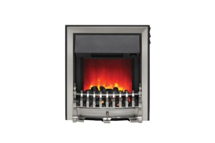 Be Modern Camberley Fazer Electric Fire C/W Spacer Frame 32859 Chrome