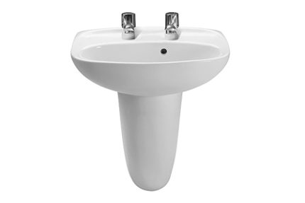 Roca Laura Cloak Basin 2TH 450mm White A325315000