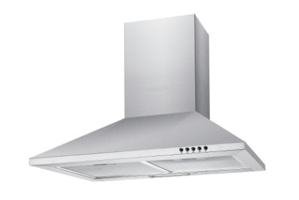 Unbranded 60cm Chimney Hood With Push Button Controls Stainless Steel - NCE60NX
